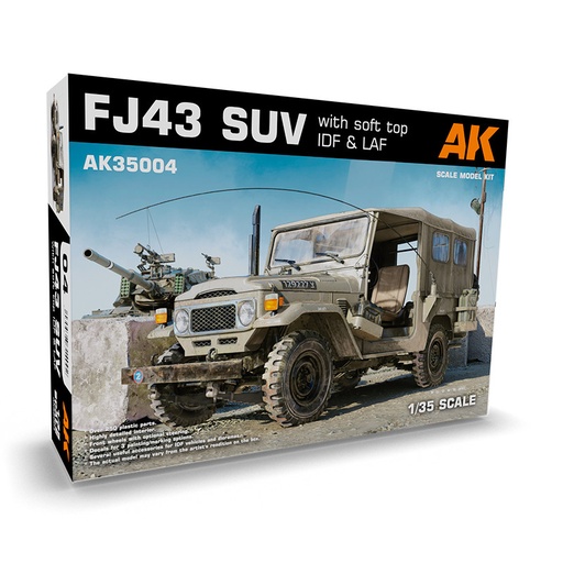 [AK35004] FJ43 SUV with Soft top IDF & LAF