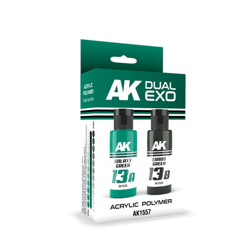 [AK1557] Galaxy Green & Chaos Green Dual Exo Set