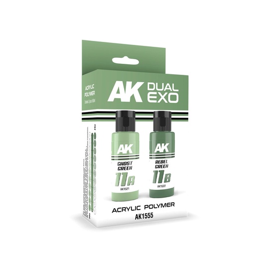 [AK1555] Ghost Green & Rebel Green Dual Exo Set