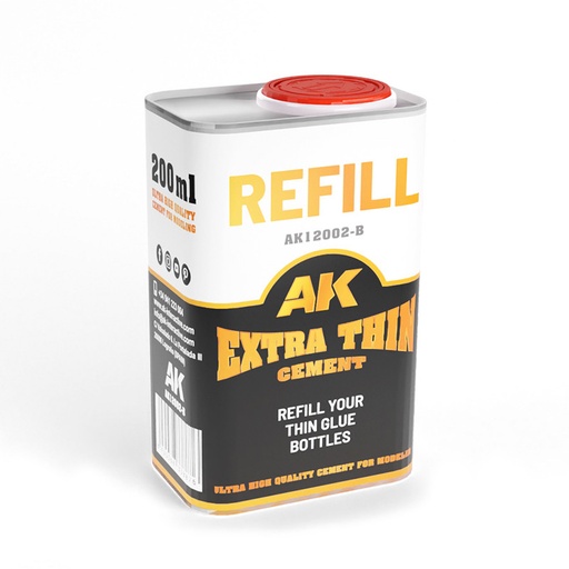 [AK12002-B] Glues & Cement - REFILLEXTRA THIN CEMENT