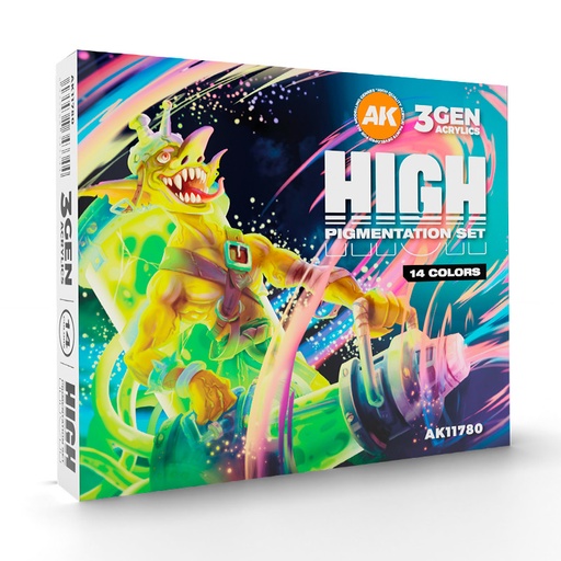 [AK11780] HIGH PIGMENTATION SET 14 COLORS