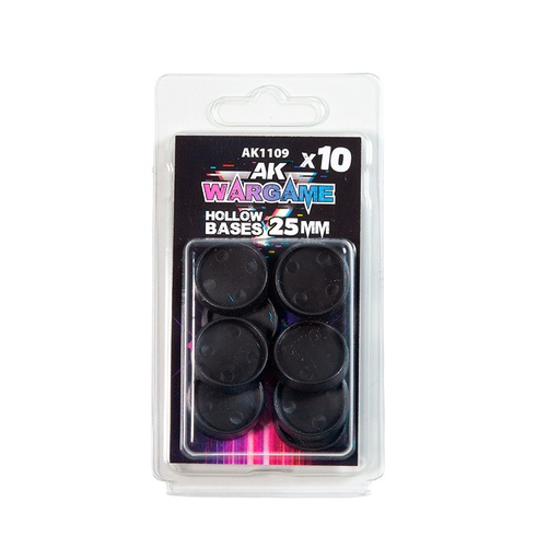 [AK1109] HOLLOW BASE 25mm - 10 units