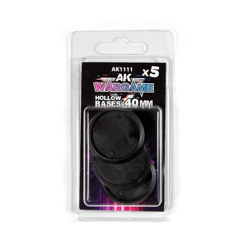 [AK1111] HOLLOW BASE 40mm - 5 units