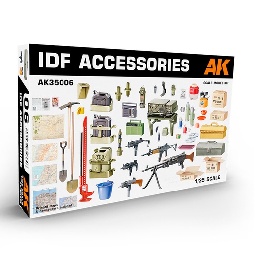 [AK35006] IDF Accessories.1/35