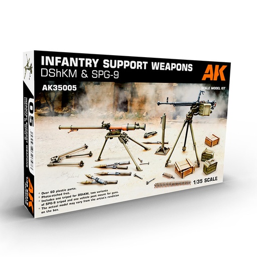 [AK35005] Infantry Support Weapon Set 1: DShKM & SPG-9