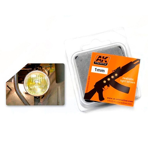 [AK202] Light Lenses - AMBER 1mm
