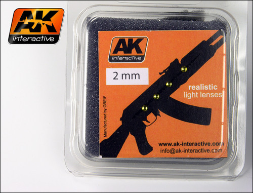 [AK208] Light Lenses - AMBER 2mm
