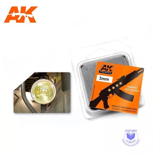 [AK214] Light Lenses - AMBER 3mm