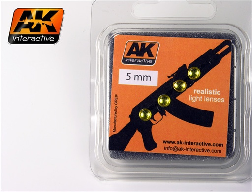 [AK220] Light Lenses - AMBER 5mm
