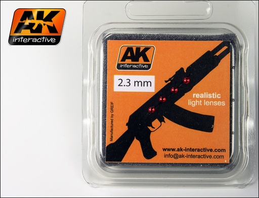 [AK210] Light Lenses - RED 2,3mm