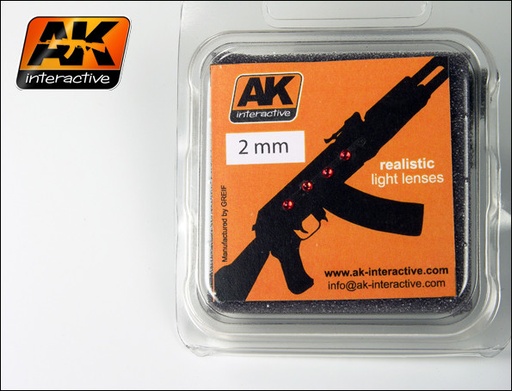 [AK207] Light Lenses - RED 2mm