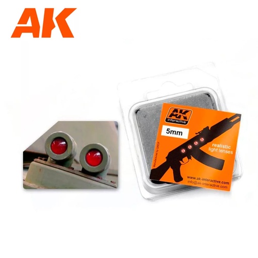 [AK219] Light Lenses - RED 5mm