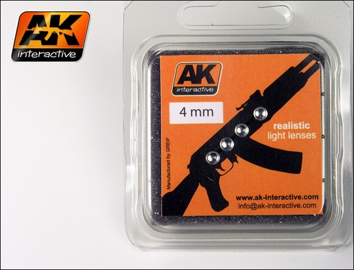 [AK215] Light Lenses - WHITE 4mm