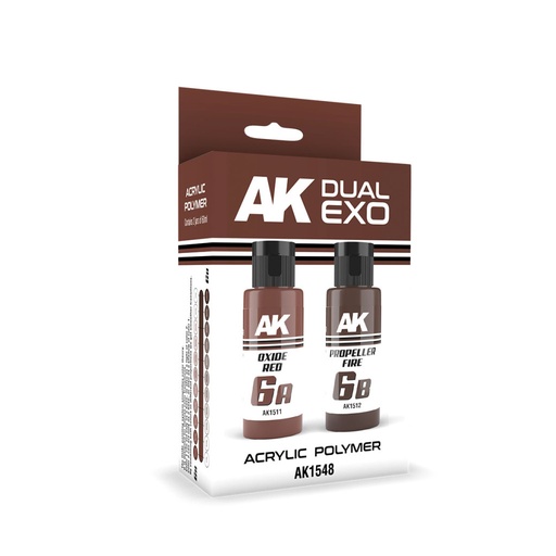 [AK1548] Oxide Red & Propeller Fire Dual Exo Set