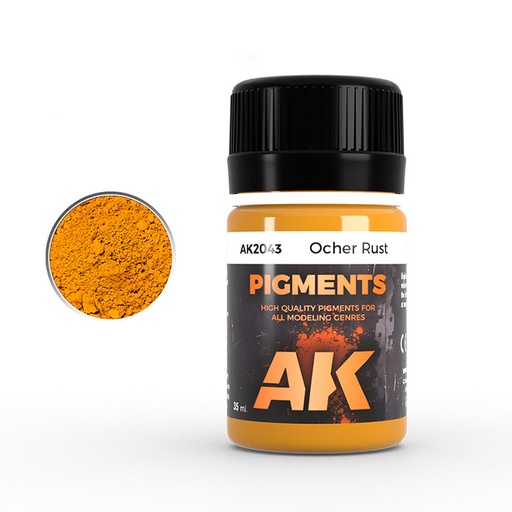[AK2043] Pigments - OCHER RUST