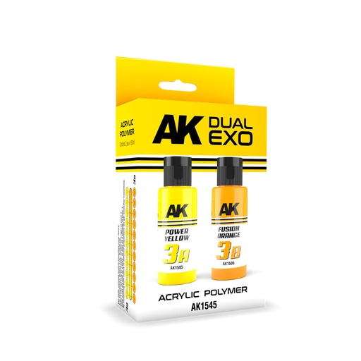 [AK1545] Power Yellow & Fusion Orange Dual Exo Set
