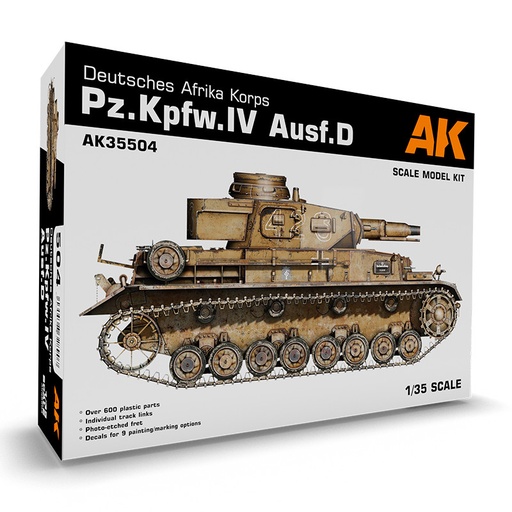 [AK35504] Pz.Kpfw.IV Ausf.D Deutsche Afrkia Korps