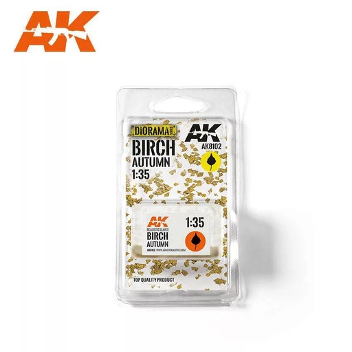 [AK8102] Realistic leaves - BIRCH AUTUMN 1:35 (High Quality)