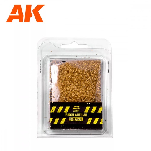 [AK8154] Realistic leaves - BIRCH AUTUMN LEAVES - 28 mm. 1/72 (Bag 7 gr.)