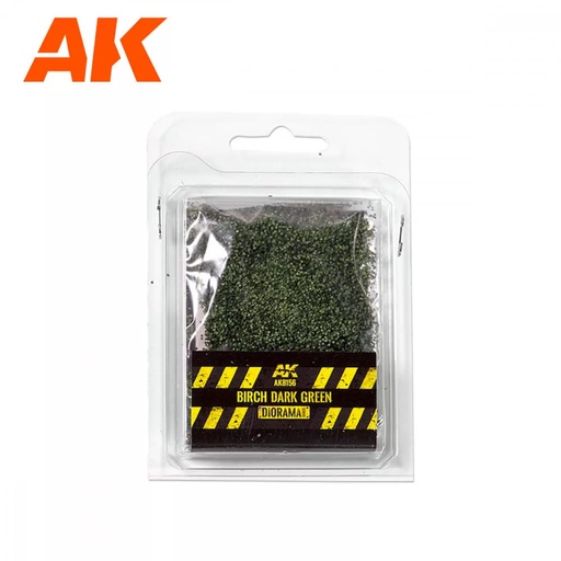 [AK8156] Realistic leaves - BIRCH DARK GREEN LEAVES - 28 mm. 1/72 (Bag 7 gr.)