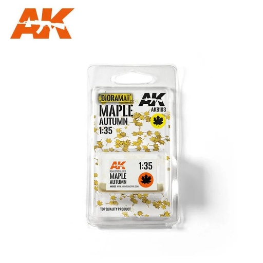 [AK8103] Realistic leaves - MAPLE AUTUMN 1:35 (High Quality)