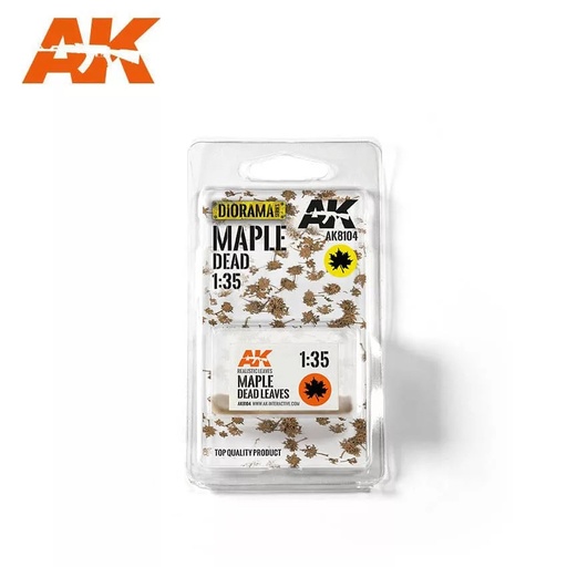 [AK8104] Realistic leaves - MAPLE DEAD LEAVES 1:35 (High Quality)