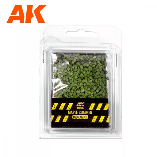 [AK8165] Realistic leaves - MAPLE SUMMER LEAVES 1/35 (Bag 7 gr.)