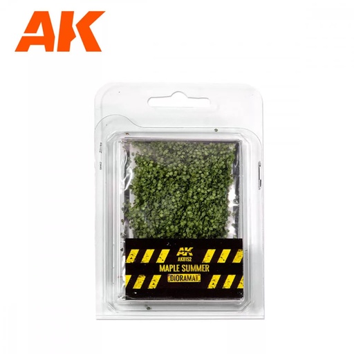[AK8152] Realistic leaves - MAPLE SUMMER LEAVES 1/72 (Bag 7 gr.)