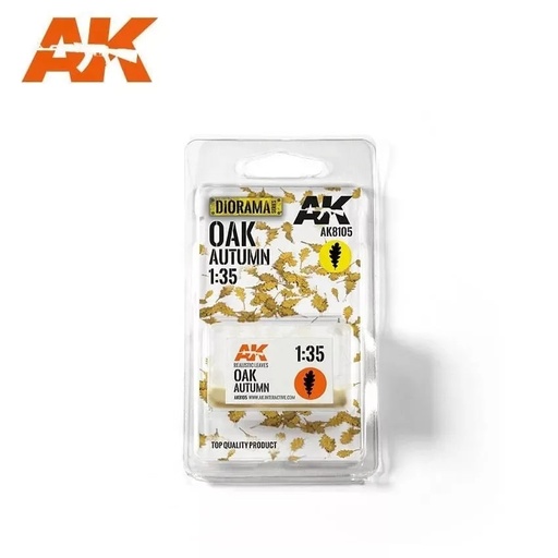 [AK8105] Realistic leaves - OAK AUTUMN 1:35 (High Quality)