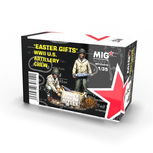 [MP35-416] Resins - "EASTER GIFTS". WWII U.S. ARTILLERY CREW 1/35