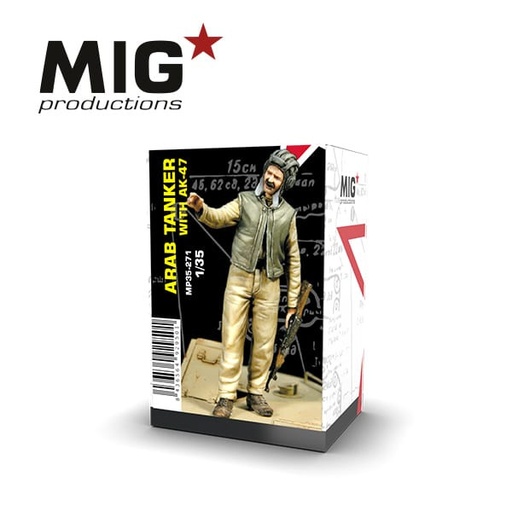 [MP35-271] Resins - ARAB TANKER WITH AK-47 1:35