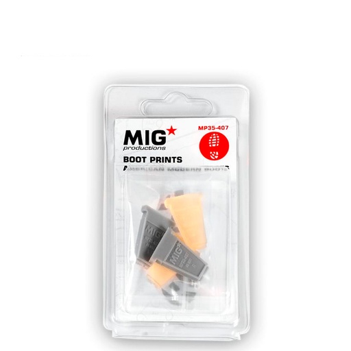 [MP35-407] Resins - BOOT PRINTS American Modern Boots