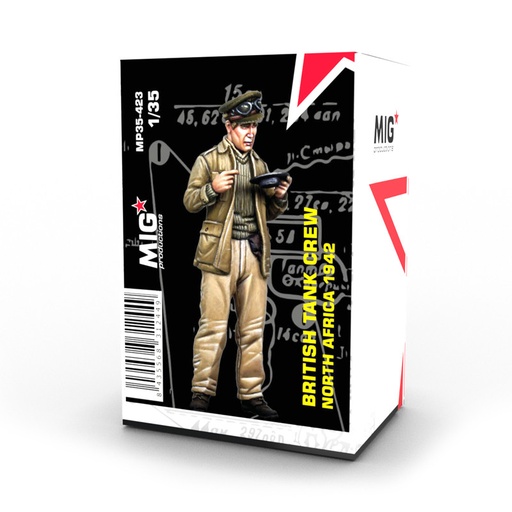 [MP35-423] Resins - BRITISH TANK CREWMAN EATINGNORTH AFRICA 1942 1/35