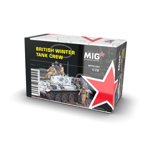 [MP72-093] Resins - BRITISH WINTER TANK CREW 1:72