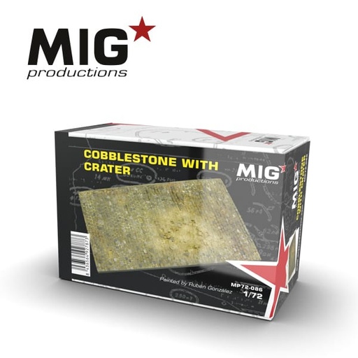 [MP72-086] Resins - COBBLESTONE WITH CRATER 1:72