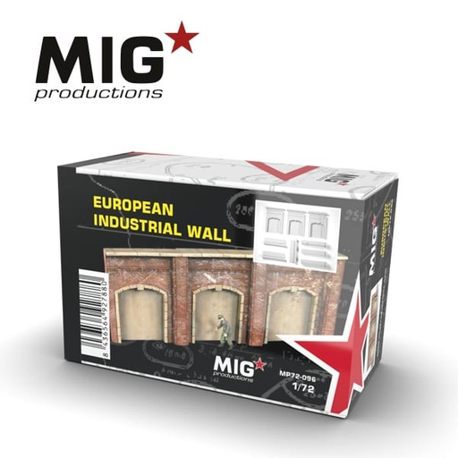 [MP72-096] Resins - EUROPEAN INDUSTRIAL WALL 1:72