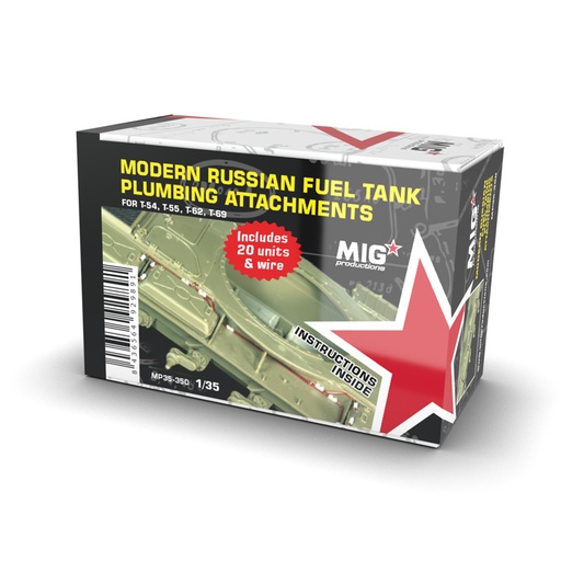 [MP35-350] Resins - MODERN RUSSIAN FUEL TANK PLUMBING ATTACHEMENT 1:35