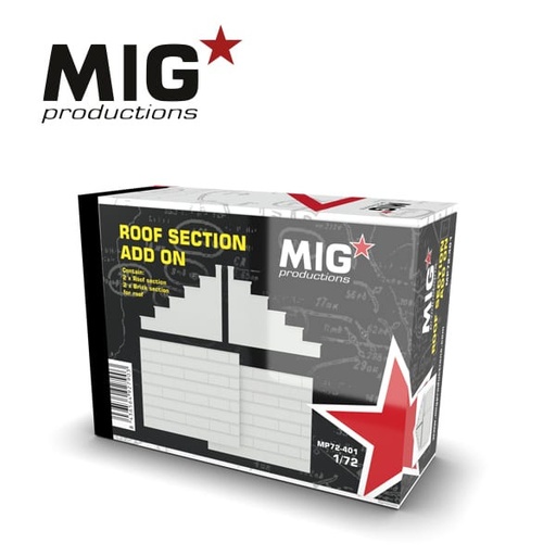 [MP72-401] Resins - ROOF SECTION ADD ON 1:72