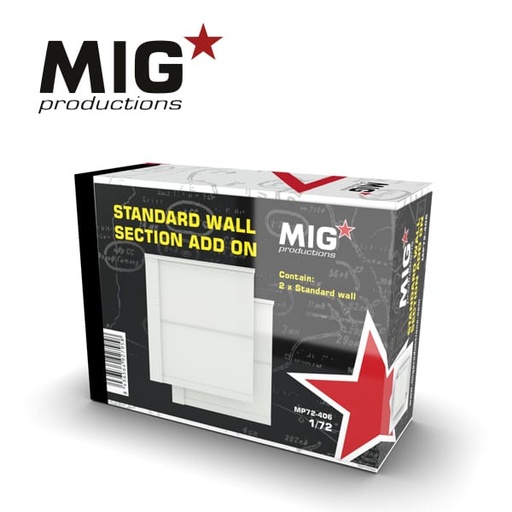 [MP72-406] Resins - STANDARD WALL SECTION ADD ON 1:72