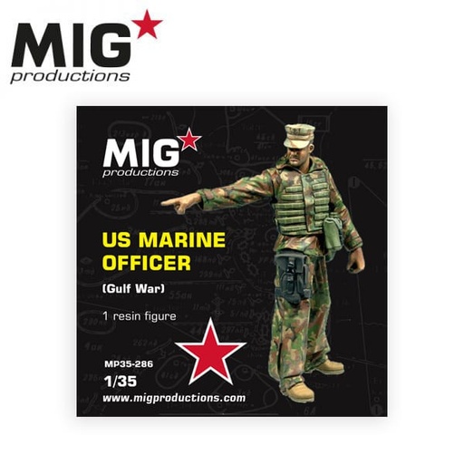 [MP35-286] Resins - U.S. MARINE OFFICIER (Gulf War) 1:35