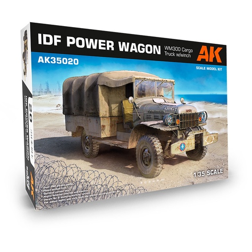 [AK35020] Scale Models - IDF Power Wagon WM300 W/Winch 1/35
