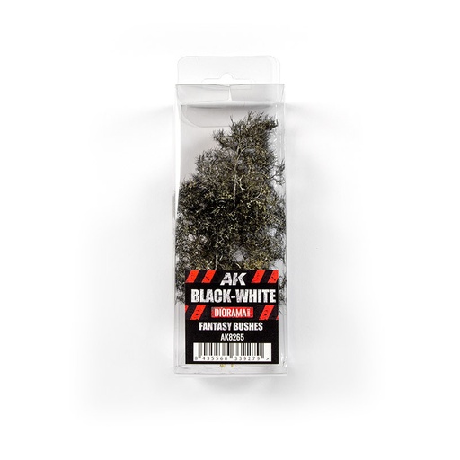 [AK8265] Shrubs & Bushes - BLACK-WHITE FANTASY BUSHES 1/35