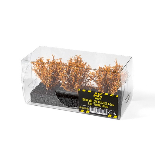 [AK8217] Shrubs & Bushes - DARK YELLOW BUSHES 4-6CM