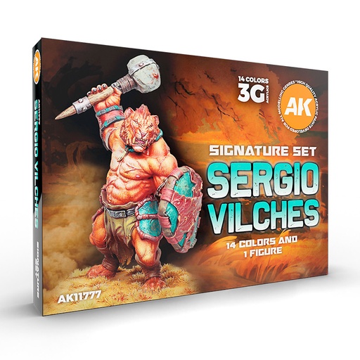 [AK11777] SIGNATURE SET SERGIO VILCHES SET (Miniature Shimbarashe- Yedharo Model included)