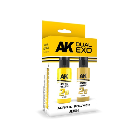 [AK1544] Solar Yellow & Pluto Stone Dual Exo Set