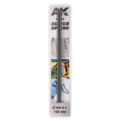 [AK9188] Springs - SILVER SPRING 3mm