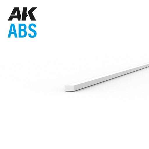 [AK6701] Strips 0.25 x 0.50 x 350mm - ABS Strip