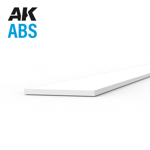 [AK6705] Strips 0.25 x 4.00 x 350mm - ABS Strip