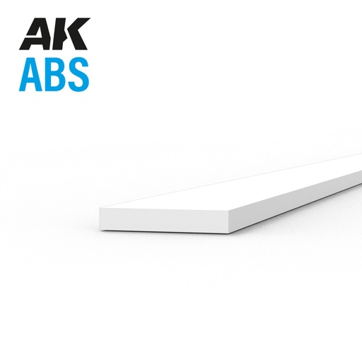 [AK6710] Strips 0.50 x 3.00 x 350mm - ABS Strip