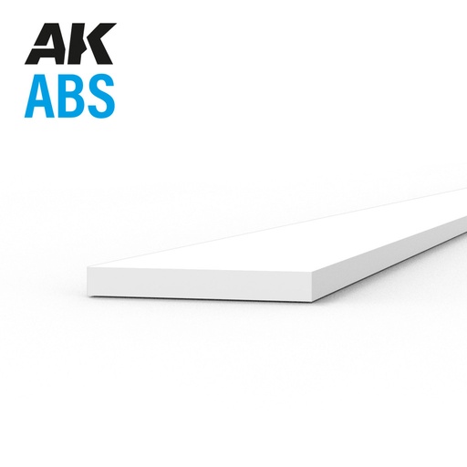 [AK6711] Strips 0.50 x 4.00 x 350mm - ABS Strip